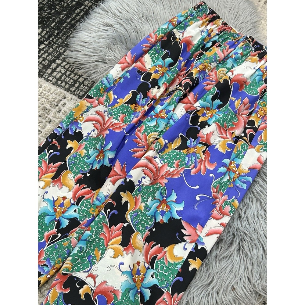 NATORI II Women's Flowy Multicolored Bohemian Pants‎ Size Small - Picture 3 of 5